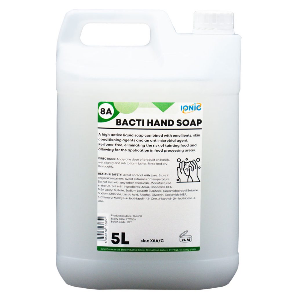 8A Bacti Hand Soap Personal Care Ionic Products