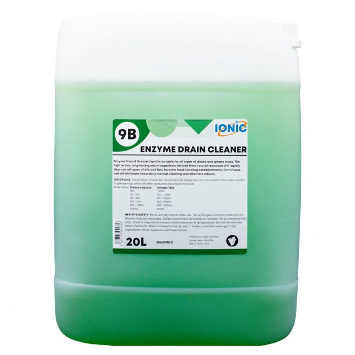 9B Enzyme Drain & Grease Liquid Drain Cleaners Ionic Products