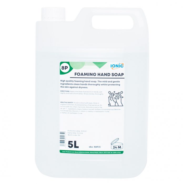 8P Foaming Hand Soap Personal Care Ionic Products